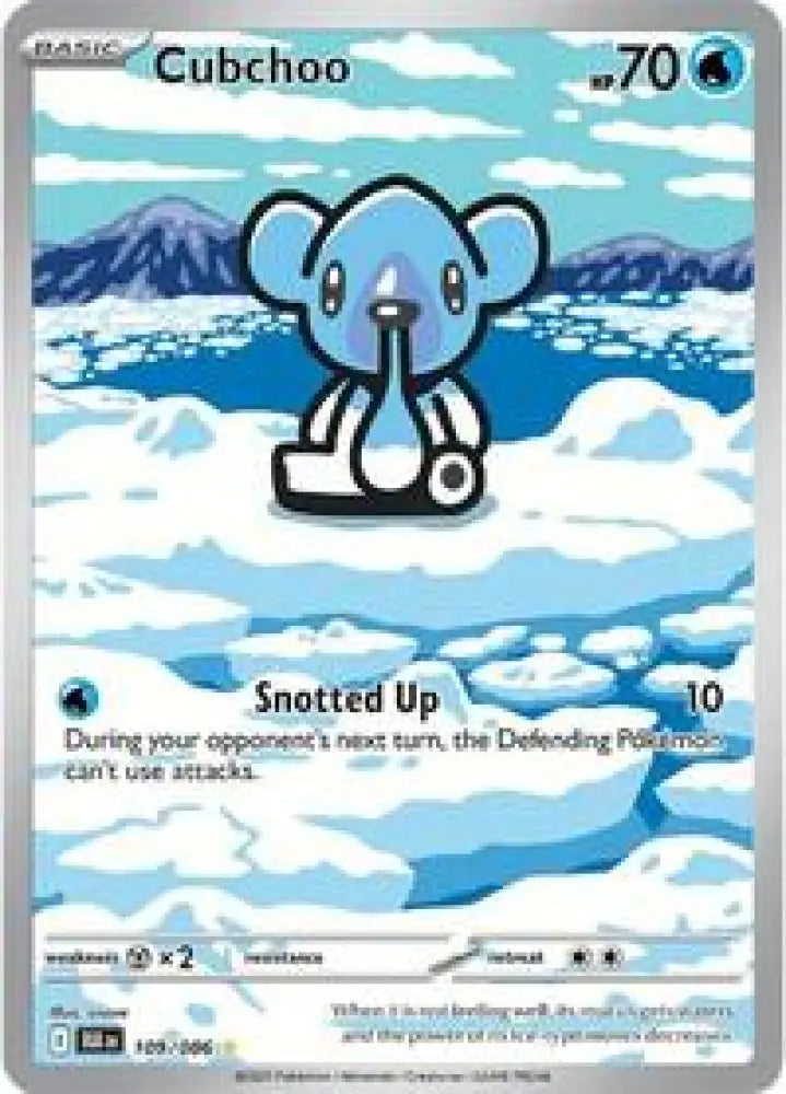 Cubchoo - 109/086 (109/086) [SV: Black Bolt]