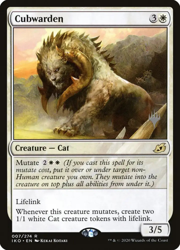 Cubwarden (Promo Pack) [Ikoria: Lair of Behemoths Promos] - MTG Single