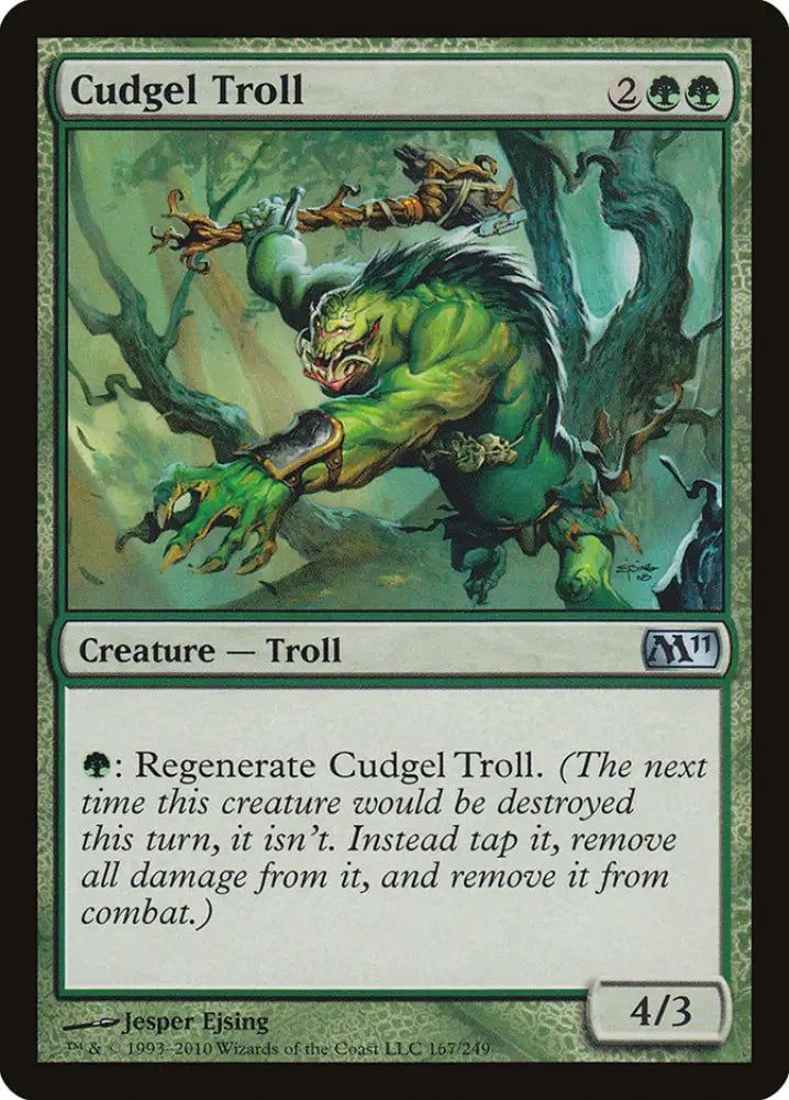 Cudgel Troll [Magic 2011] - MTG Single