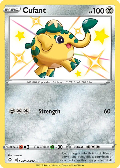 Cufant (SV090/SV122) [Sword & Shield: Shining Fates] - Pokemon Single
