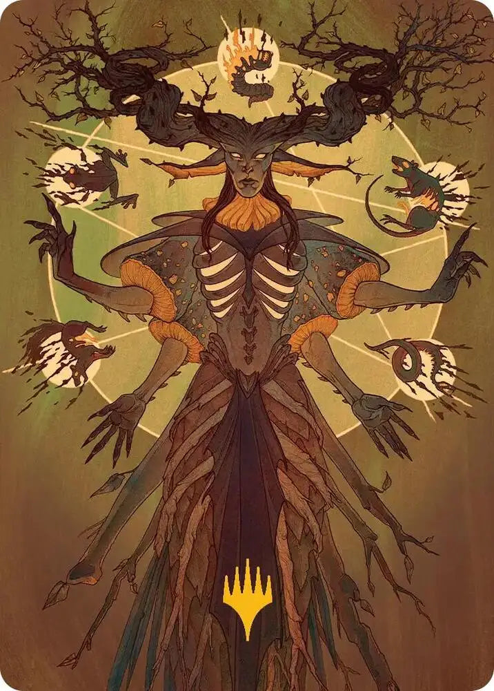 Culling Ritual Art Card (Gold-Stamped Planeswalker Symbol) (48) [Secrets of Strixhaven Art Series]