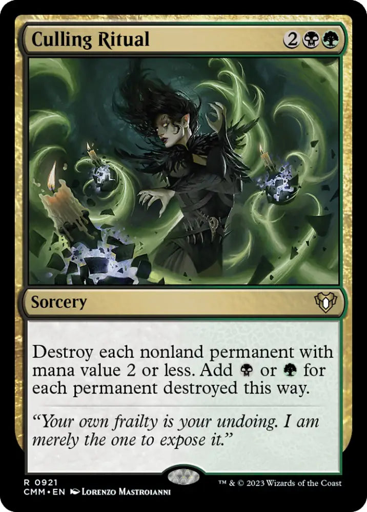 Culling Ritual [Commander Masters] - MTG Single