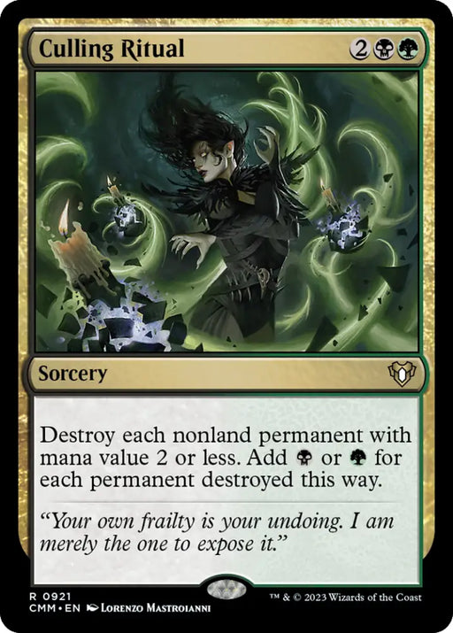 Culling Ritual [Commander Masters] - MTG Single
