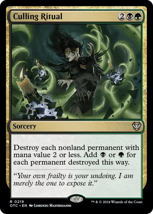 Culling Ritual [Outlaws of Thunder Junction Commander] - MTG Single