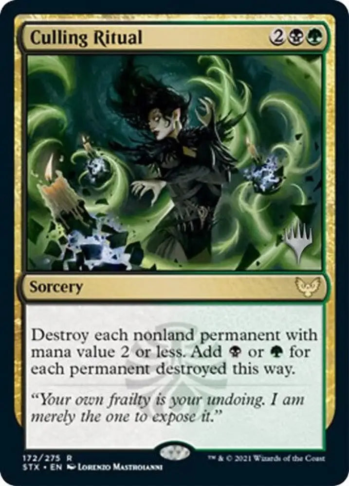 Culling Ritual (Promo Pack) [Strixhaven: School of Mages Promos] - MTG Single