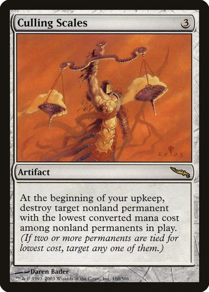 Culling Scales [Mirrodin] - MTG Single
