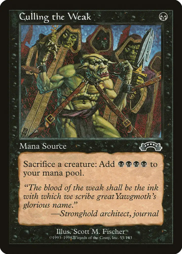 Culling the Weak [Exodus] - MTG Single