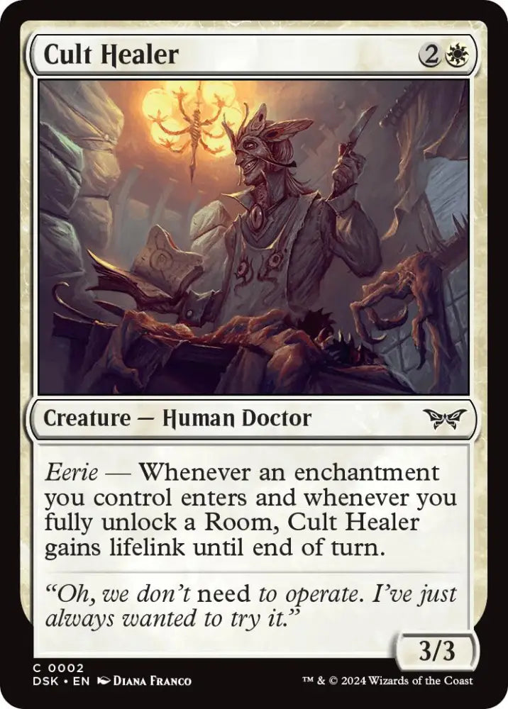 Cult Healer [Duskmourn: House of Horror] - MTG Single
