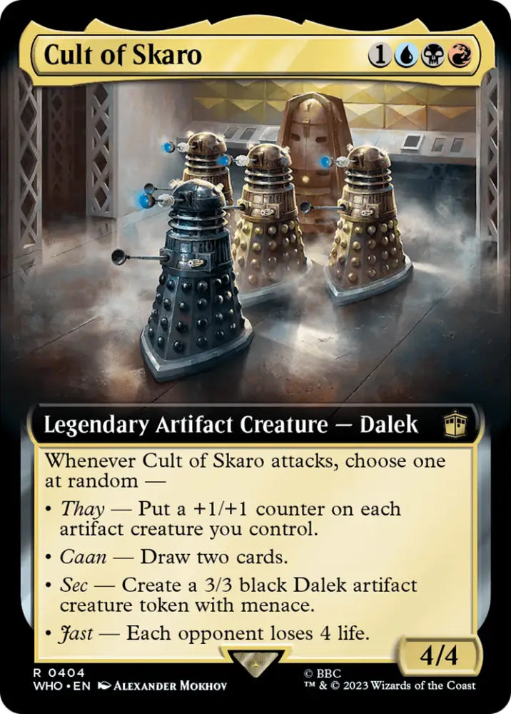 Cult of Skaro (Extended Art) [Doctor Who] - MTG Single