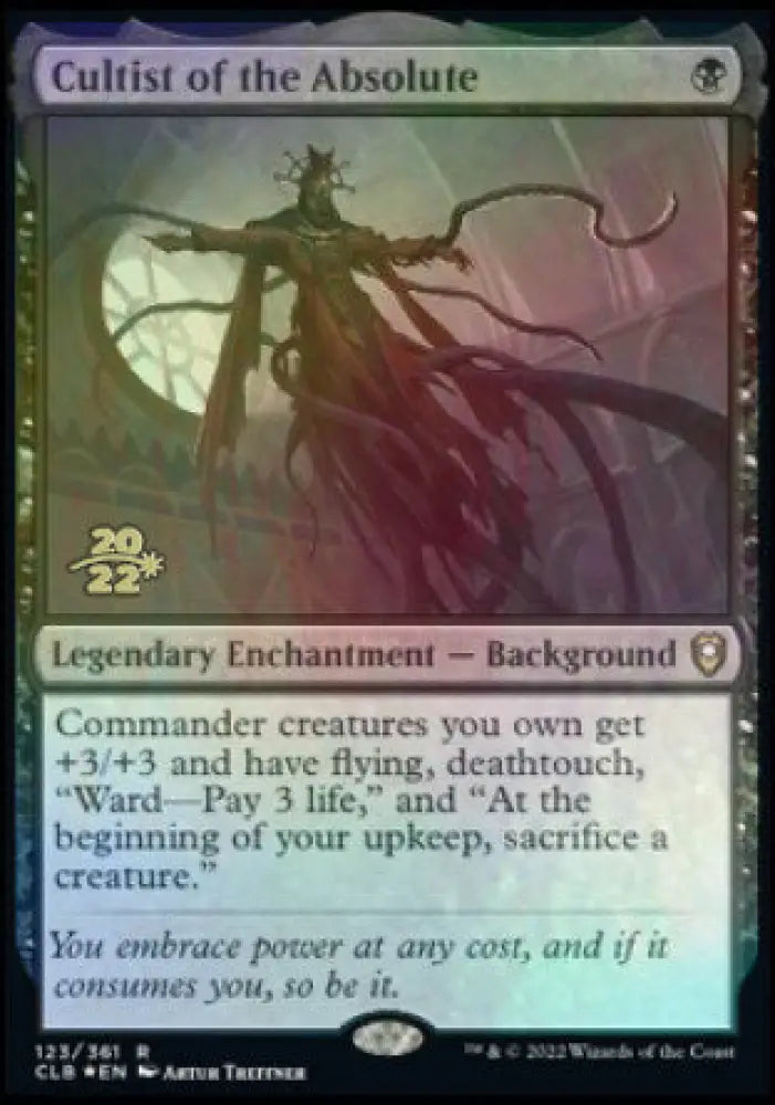 Cultist of the Absolute [Commander Legends: Battle for Baldur’s Gate Prerelease Promos] - MTG Single