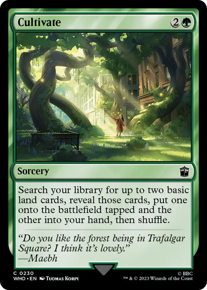 Cultivate [Doctor Who] - MTG Single