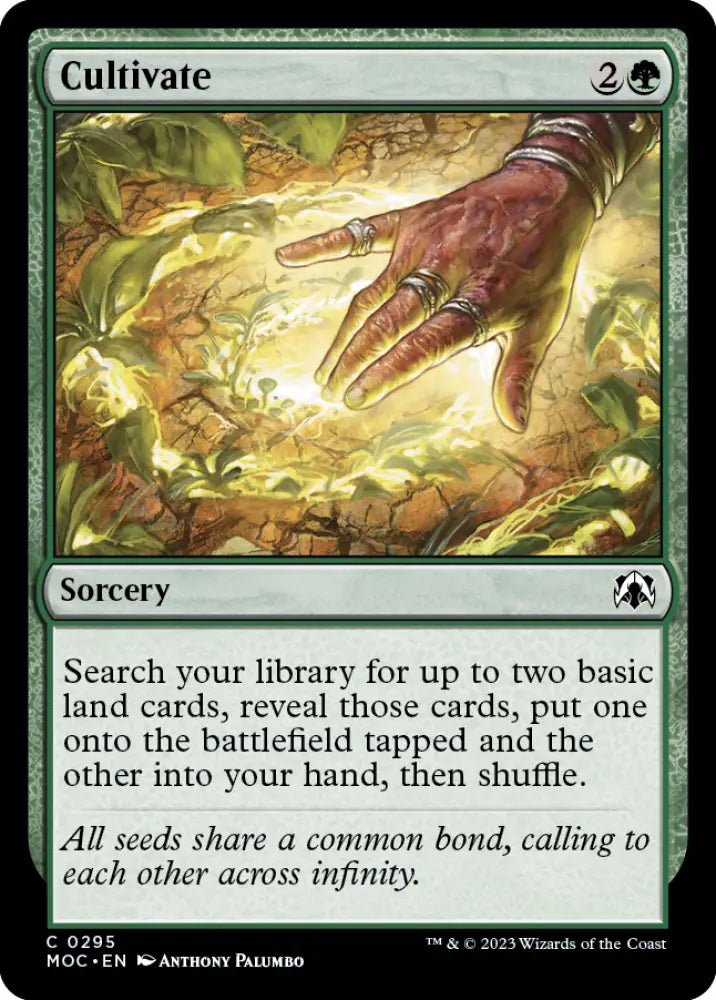 Cultivate [March of the Machine Commander] - MTG Single