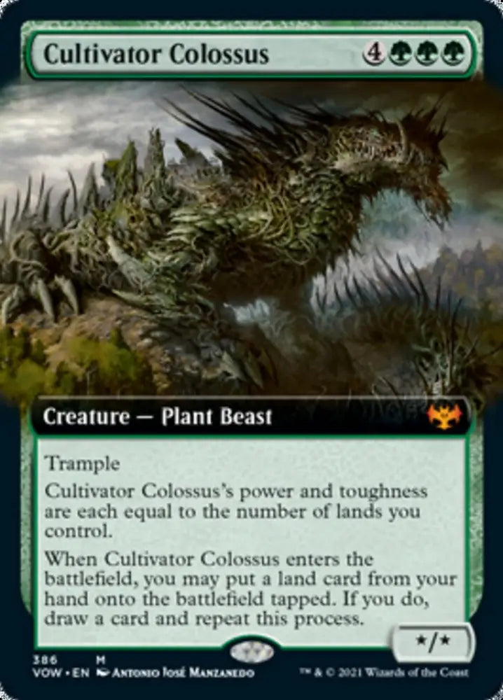 Cultivator Colossus (Extended Art) [Innistrad: Crimson Vow] - MTG Single