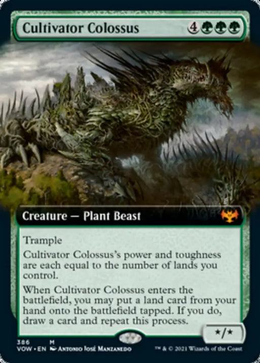 Cultivator Colossus (Extended Art) [Innistrad: Crimson Vow] - MTG Single