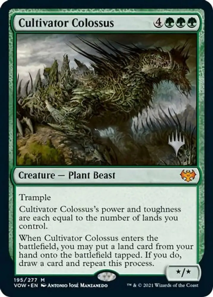 Cultivator Colossus (Promo Pack) [Innistrad: Crimson Vow Promos] - MTG Single