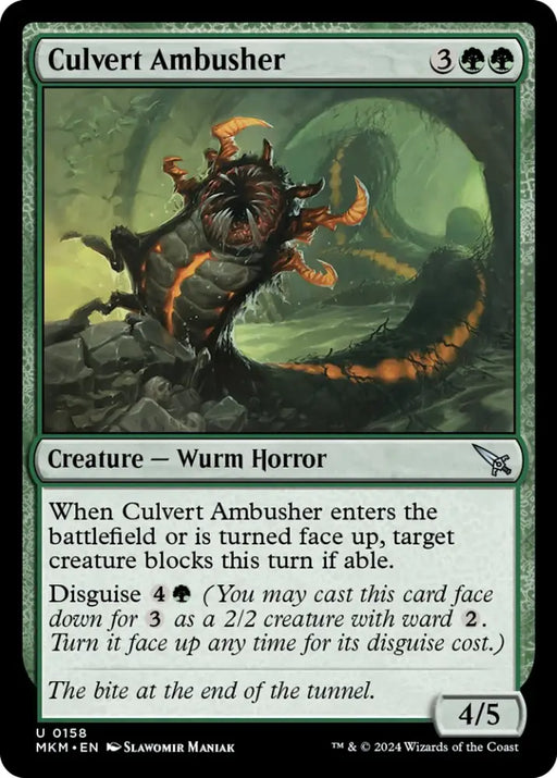 Culvert Ambusher [Murders at Karlov Manor] - MTG Single