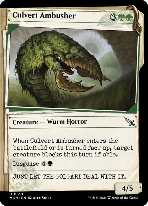 Culvert Ambusher (Showcase) [Murders at Karlov Manor] - MTG Single