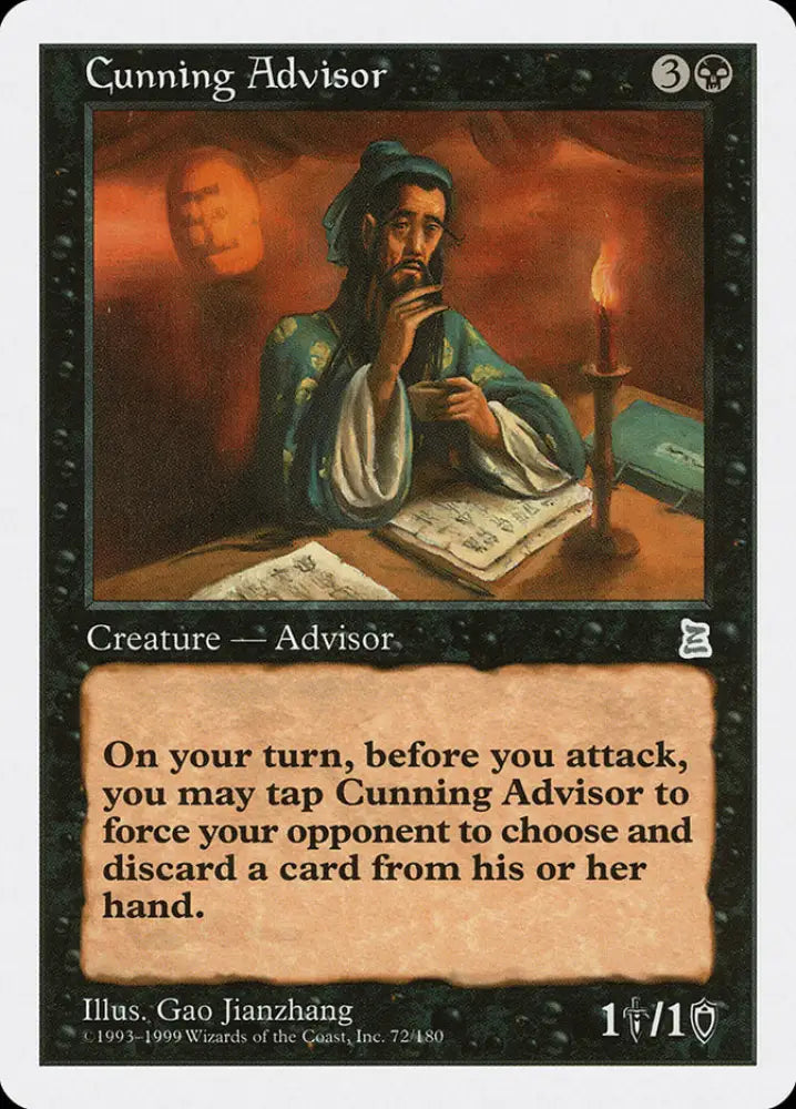 Cunning Advisor [Portal Three Kingdoms] - MTG Single