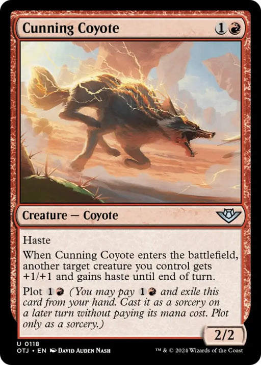 Cunning Coyote [Outlaws of Thunder Junction] - MTG Single