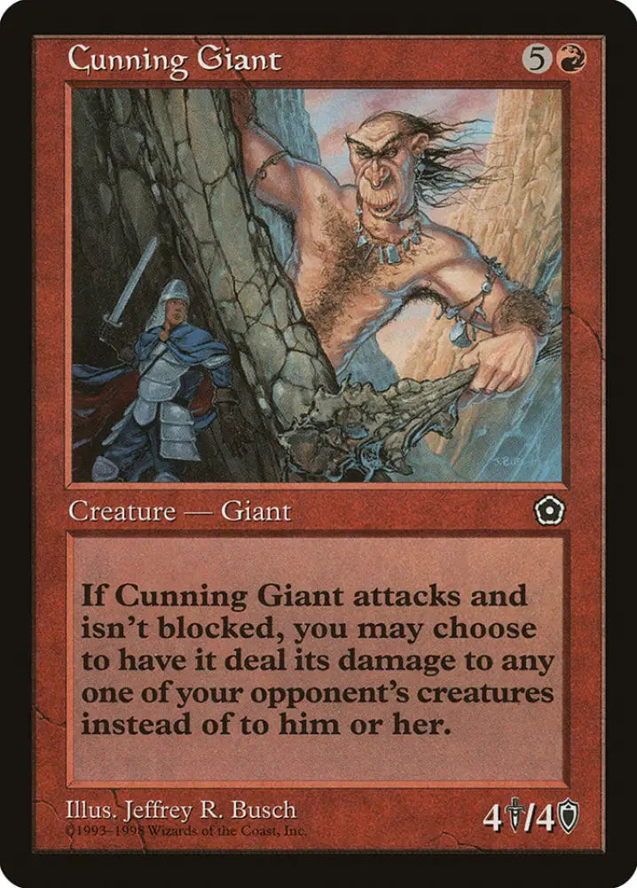 Cunning Giant [Portal Second Age] - MTG Single