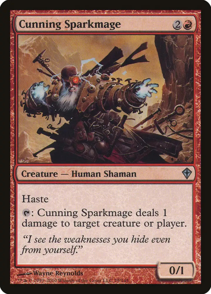 Cunning Sparkmage [Worldwake] - MTG Single