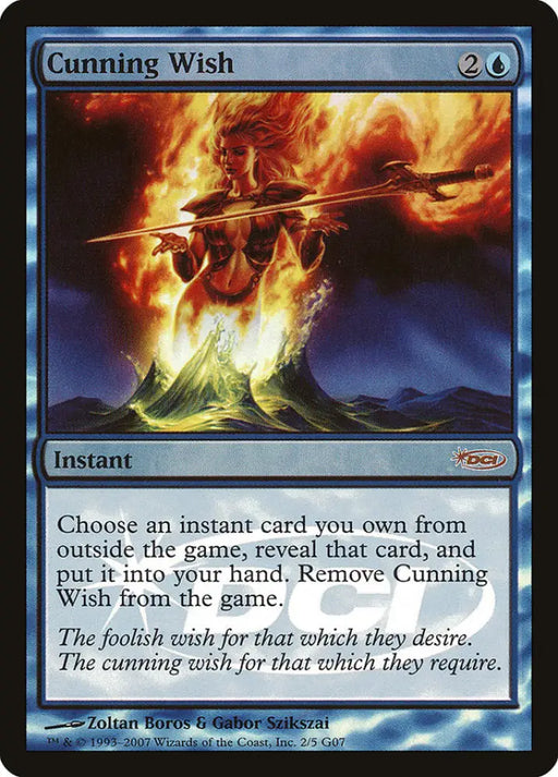 Cunning Wish [Judge Gift Cards 2007] - MTG Single