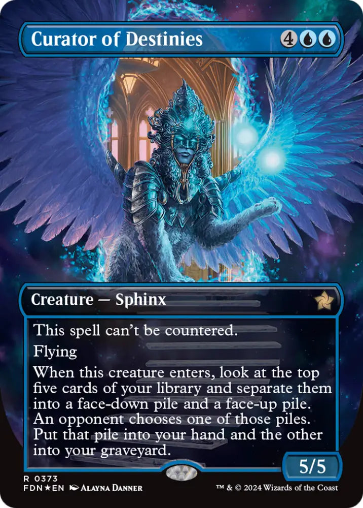 Curator of Destinies (Borderless) (Mana Foil) [Foundations] - MTG Single