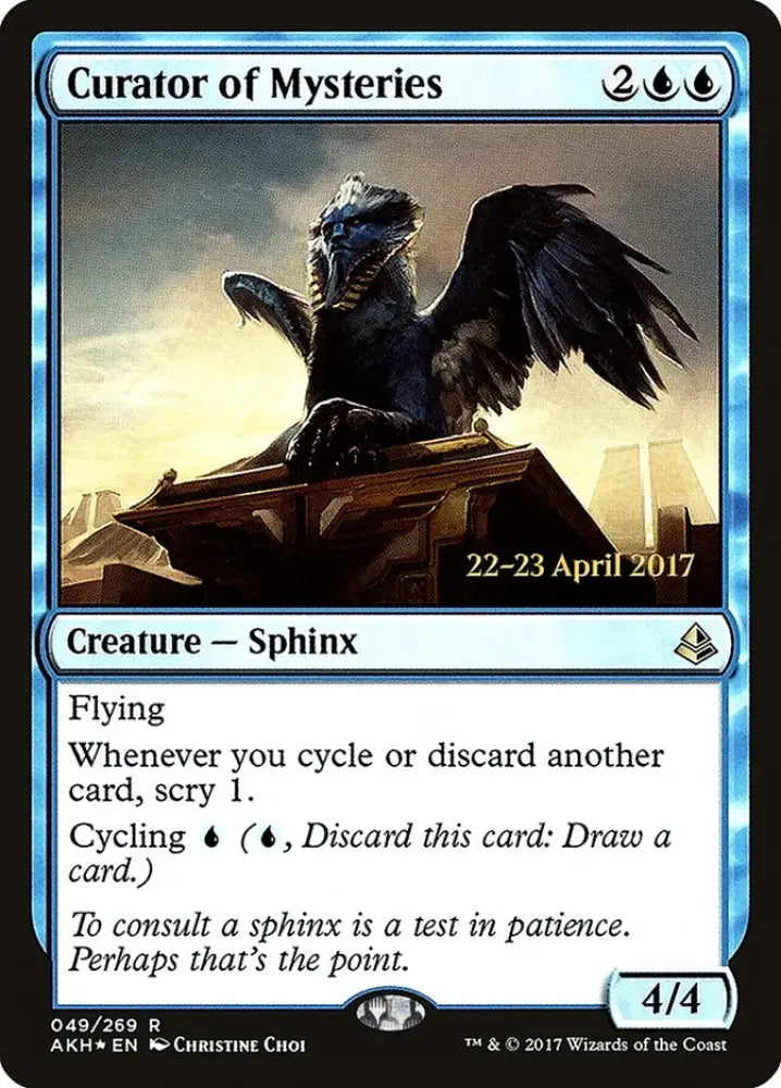 Curator of Mysteries [Amonkhet Prerelease Promos] - MTG Single