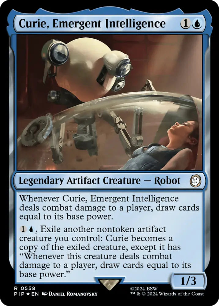 Curie Emergent Intelligence (Surge Foil) [Fallout] - MTG Single