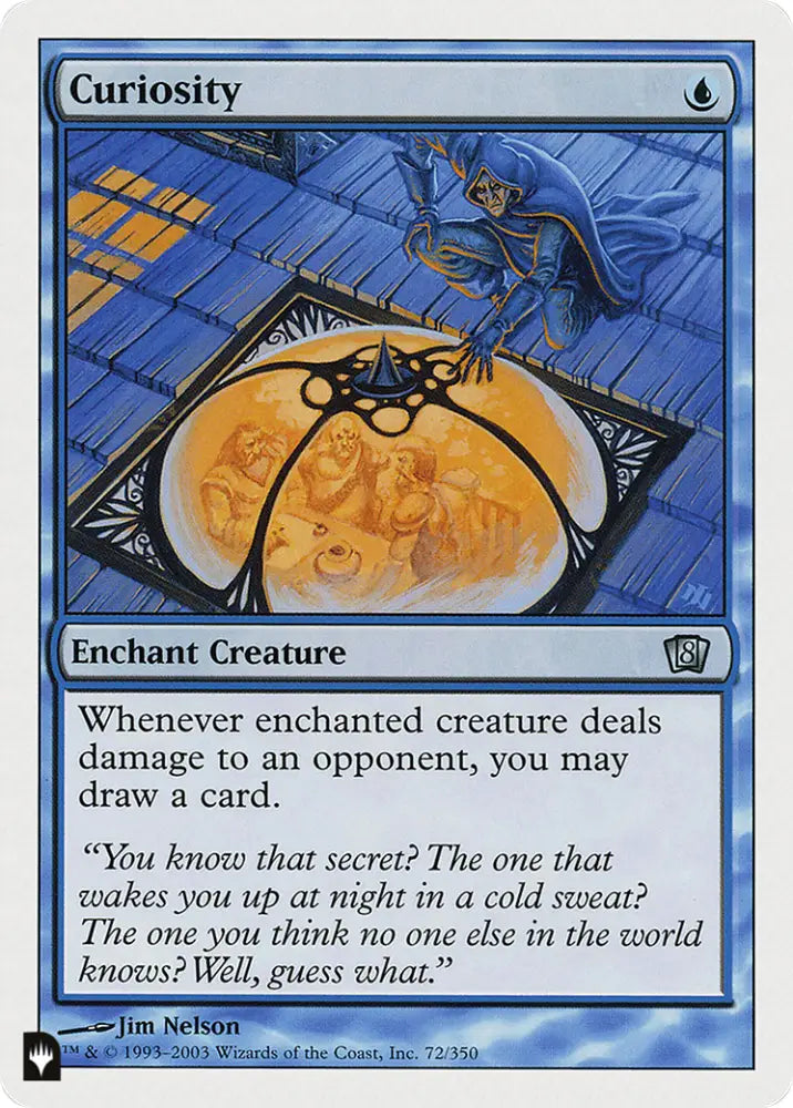Curiosity (8ED) [The List] - MTG Single