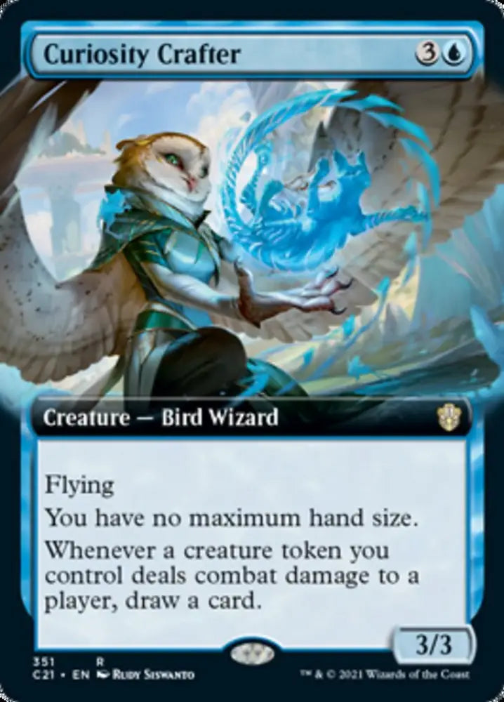 Curiosity Crafter (Extended Art) [Commander 2021] - MTG Single