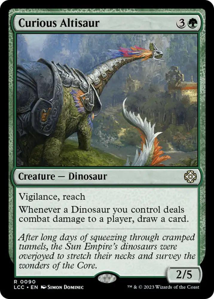Curious Altisaur [The Lost Caverns of Ixalan Commander] - MTG Single
