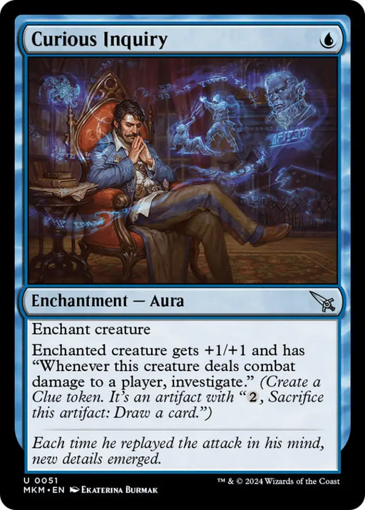 Curious Inquiry [Murders at Karlov Manor] - MTG Single