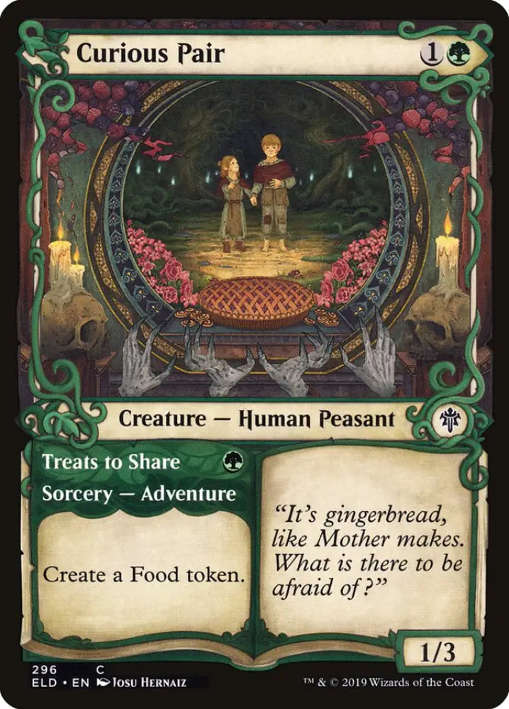 Curious Pair // Treats to Share (Showcase) [Throne of Eldraine] - MTG Single