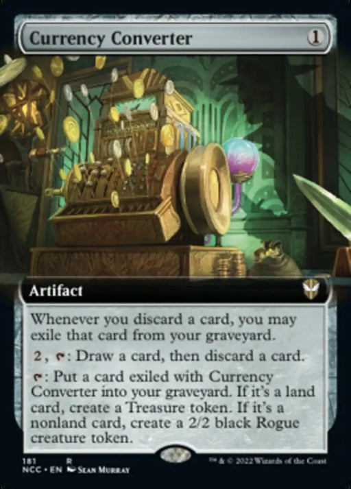 Currency Converter (Extended Art) [Streets of New Capenna Commander] - MTG Single
