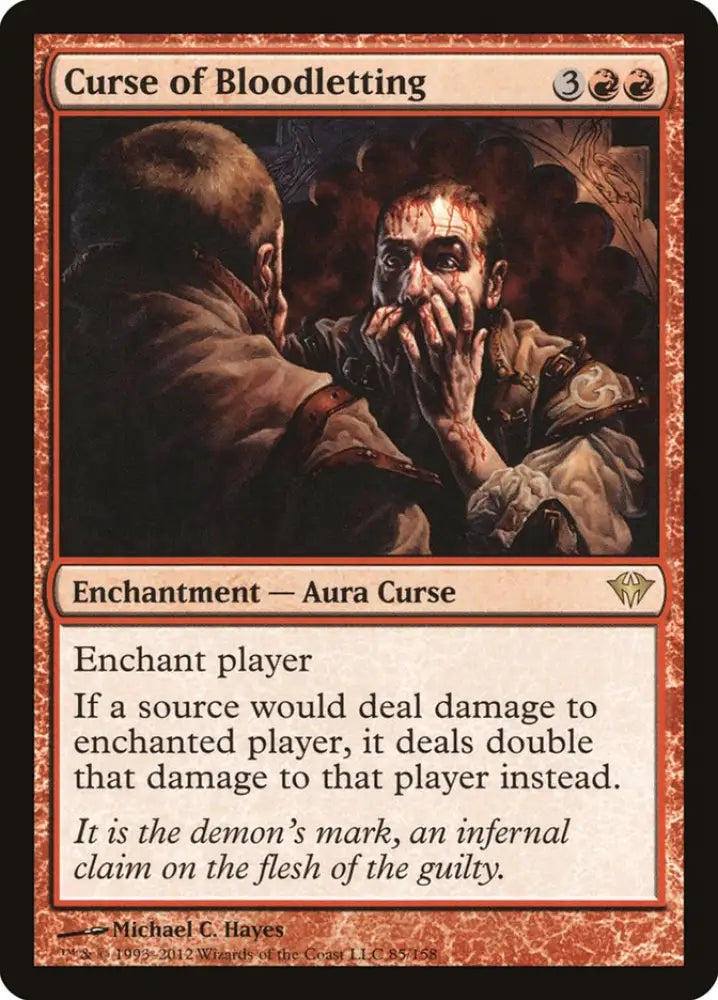 Curse of Bloodletting [Dark Ascension] - MTG Single