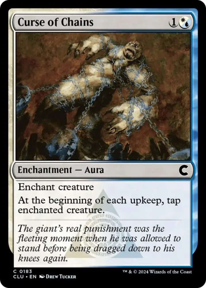 Curse of Chains [Ravnica: Clue Edition] - MTG Single