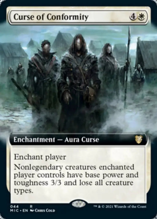 Curse of Conformity (Extended Art) [Innistrad: Midnight Hunt Commander] - MTG Single