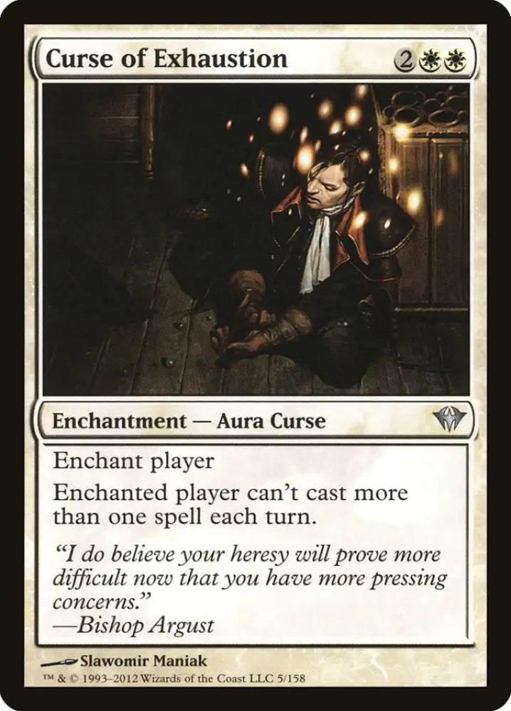 Curse of Exhaustion [Dark Ascension] - MTG Single