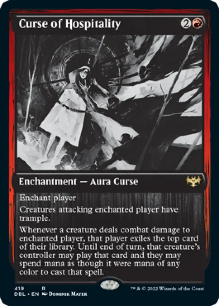 Curse of Hospitality [Innistrad: Double Feature] - MTG Single