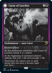 Curse of Leeches // Leeching Lurker [Innistrad: Double Feature] - MTG Single