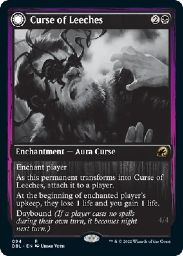 Curse of Leeches // Leeching Lurker [Innistrad: Double Feature] - MTG Single