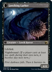Curse of Leeches // Leeching Lurker [Innistrad: Midnight Hunt] - MTG Single