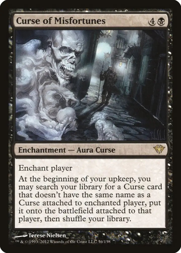 Curse of Misfortunes [Dark Ascension] - MTG Single