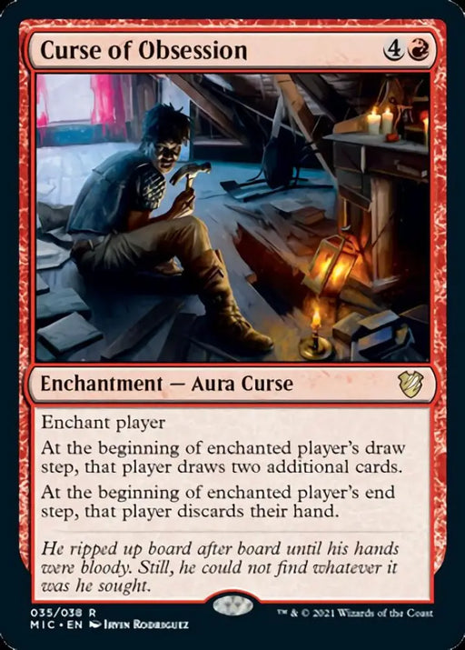 Curse of Obsession [Innistrad: Midnight Hunt Commander] - MTG Single
