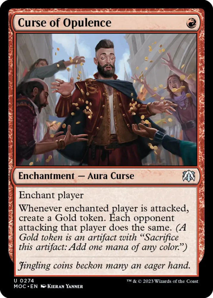 Curse of Opulence [March of the Machine Commander] - MTG Single