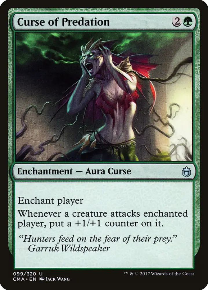 Curse of Predation [Commander Anthology] - MTG Single