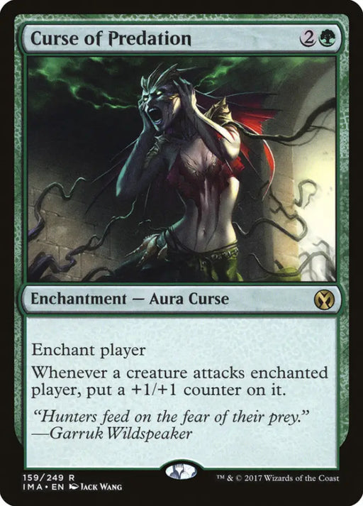 Curse of Predation [Iconic Masters] - MTG Single