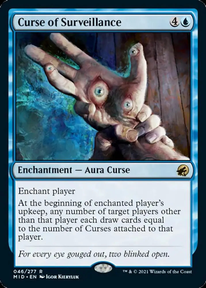 Curse of Surveillance [Innistrad: Midnight Hunt] - MTG Single