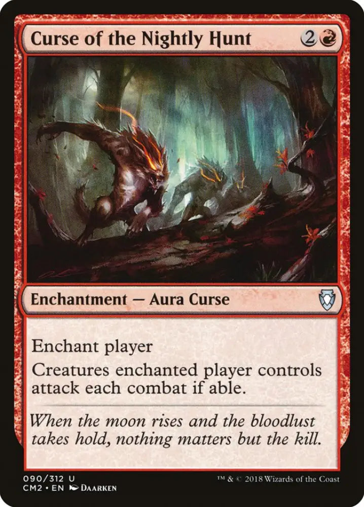 Curse of the Nightly Hunt [Commander Anthology Volume II] - MTG Single